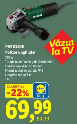 Lidl Parkside polizor unghiular Ofertă