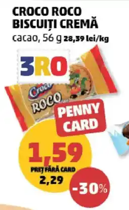 Penny Croco Roco biscuiti cremă cacao Ofertă