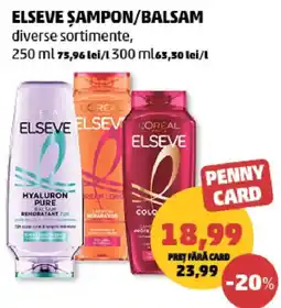 Penny Elseve șampon/balsam Ofertă