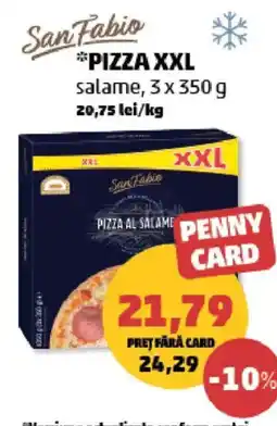 Penny San Fabio pizza xxl salame Ofertă