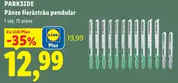 Lidl Parkside pânze fierăstrău pendular Ofertă
