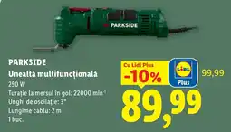 Lidl Parkside unealtă multifuncțională Ofertă