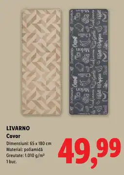 Lidl Livarno covor Ofertă