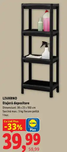 Lidl LivarNo etajera depozitare Ofertă