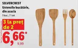 Lidl Silvercrest ustensile bucătărie din acacia Ofertă