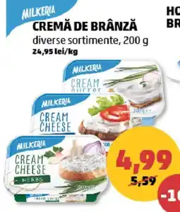 Penny Milkeria cremă de brânză Ofertă