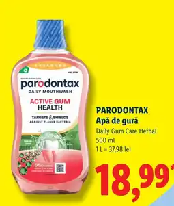 Lidl Parodontax Apă de gură Ofertă