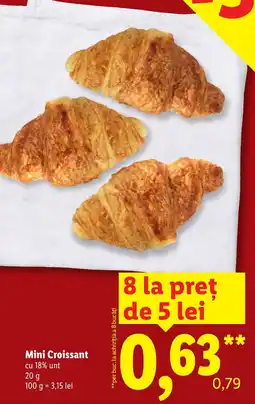 Lidl Mini Croissant Ofertă