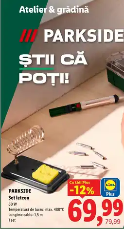 Lidl Parkside set letcon Ofertă