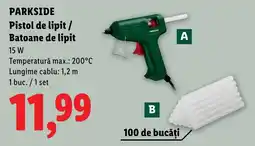Lidl Parkside pistol de lipit / batoane de lipit Ofertă