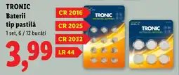 Lidl Tronic baterii tip pastila Ofertă