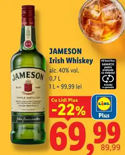 Lidl Jameson Irish Whiskey Ofertă
