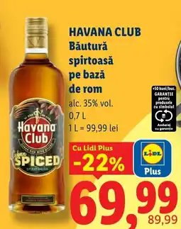 Lidl Havana Club Băutură spirtoasă pe bază de rom Ofertă