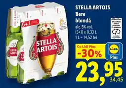 Lidl Stella Artois Bere blondă Ofertă