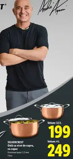 Lidl Silvercrest Oală cu strat de cupru, cu capac Ofertă