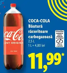 Lidl Coca-Cola Băutură răcoritoare carbogazoasă Ofertă
