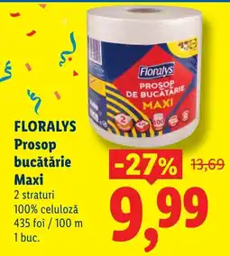 Lidl Floralys prosop bucătărie maxi Ofertă