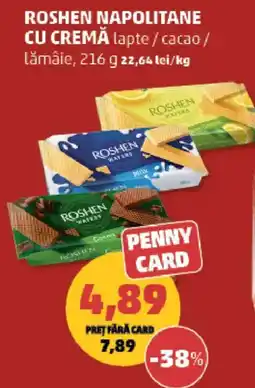 Penny Roshen napolitane cu cremă Ofertă