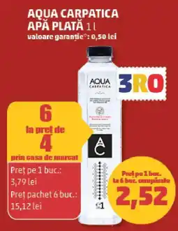 Penny Aqua Carpatica apă plată Ofertă