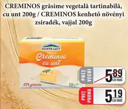 CBA Munte Lact Creminos cu unt Ofertă