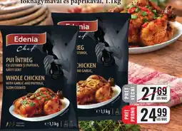 CBA Edenia Chef whole chicken with garlic and paprika, slow cooked Ofertă