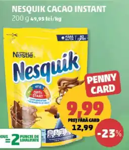 Penny Nesquik cacao instant Ofertă