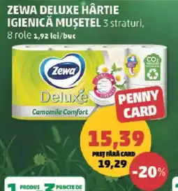 Penny Zewa Deluxe hârtie igienică mușetel Ofertă