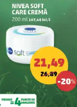 Penny Nivea soft care cremă Ofertă