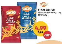 Penny Salto sticks cartofi Ofertă