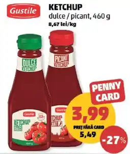 Penny Gustile ketchup dulce / picant Ofertă