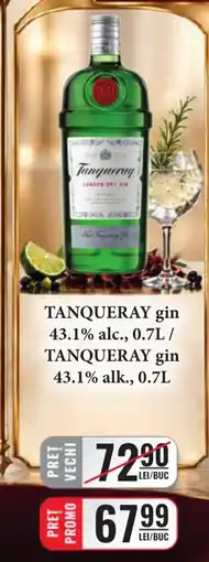 CBA Tanqueray gin Ofertă