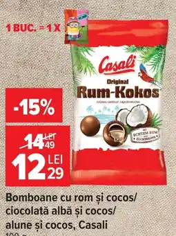 Carrefour Casali bomboane cu rom si cocos Ofertă