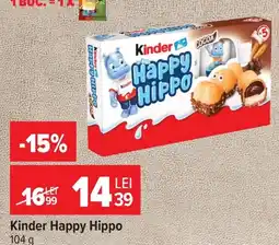 Carrefour Kinder Happy Hippo Ofertă