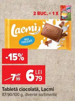 Carrefour Tabletă ciocolată, Lacmi Ofertă