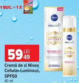 Carrefour Nivea crema de zi luminous Ofertă