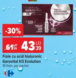 Carrefour Gerovital h3 evolution Ofertă