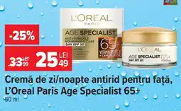 Carrefour L'oreal paris cremă de zi/noapte antirid pentru față Ofertă