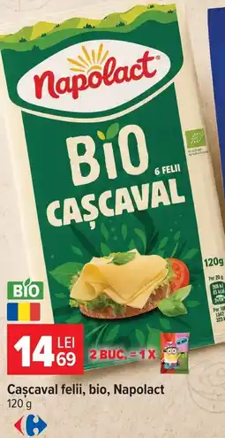 Carrefour Napolact cașcaval Ofertă