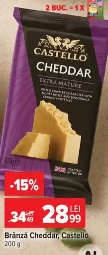 Carrefour Brânză Cheddar, Castello Ofertă