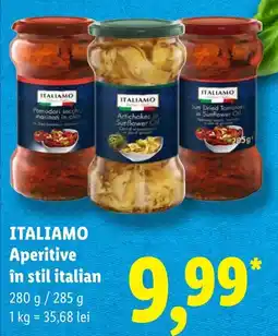 Lidl Itali amo aperitive in stil italian Ofertă