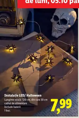 Lidl Instalație LED Halloween Ofertă
