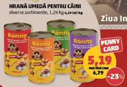 Penny Ronny hrană umedă pentru câini Ofertă