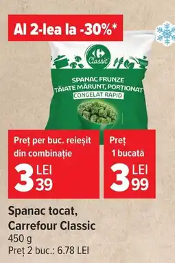 Carrefour Carrefour Classic spanac frunze Ofertă