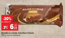Carrefour Carrefour Classic Ruladă cu cremă Ofertă