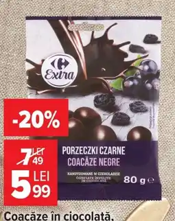 Carrefour Extra coacăze negre Ofertă