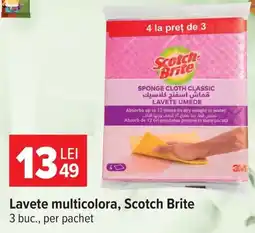 Carrefour Scotch Brite lavete umede Ofertă