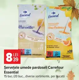 Carrefour Carrefour Essential șervețele umede pardoseli Ofertă