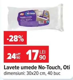 Carrefour Oti lavete umede no-touch Ofertă