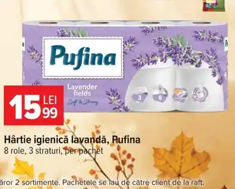 Pufina hârtie igienică lavandă