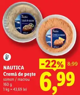 Lidl Nautica cremă de pește somon / macrou Ofertă